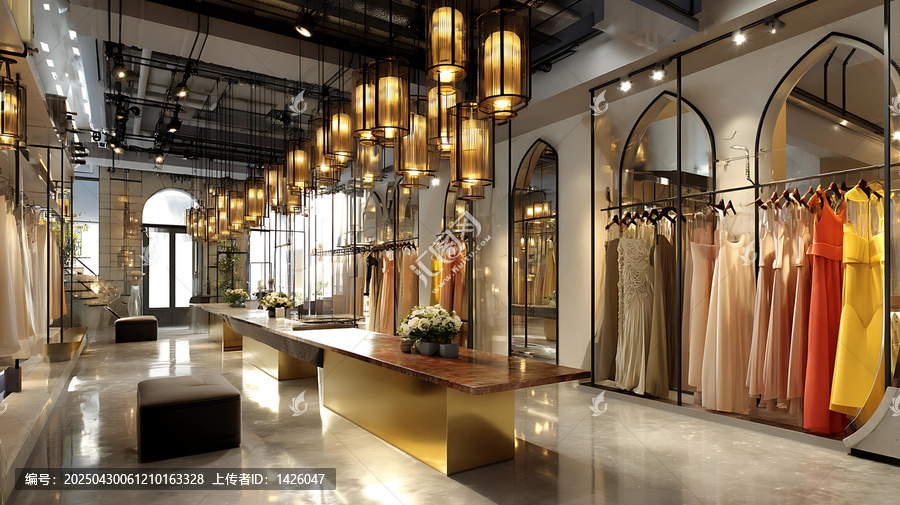 現(xiàn)代時(shí)尚精品女裝店設(shè)計(jì)