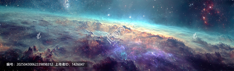浩瀚宇宙中的星云奇觀