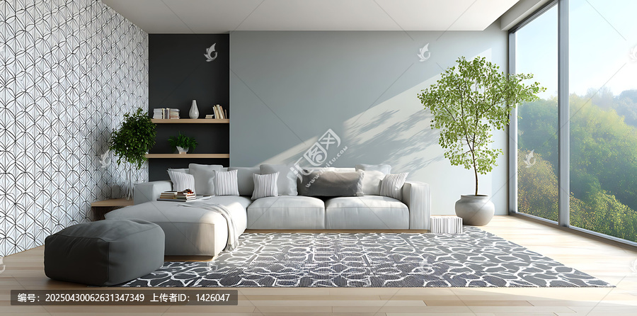 現(xiàn)代簡約風(fēng)格客廳設(shè)計(jì)圖