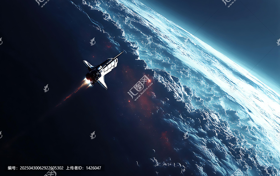 宇宙飛船發(fā)射進入地球外太空