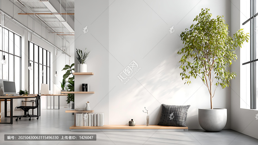 現(xiàn)代極簡(jiǎn)主義辦公室室內(nèi)設(shè)計(jì)圖