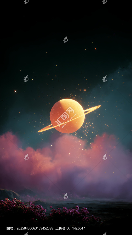 環(huán)形行星的奇幻宇宙景觀