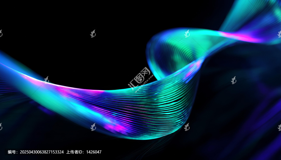 抽象光波紋理設(shè)計(jì)圖