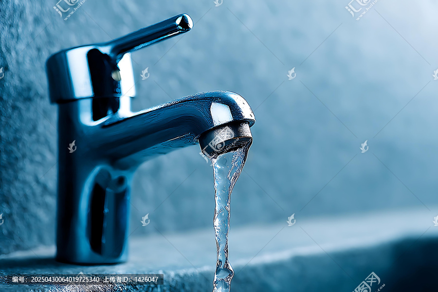 水龍頭流水特寫