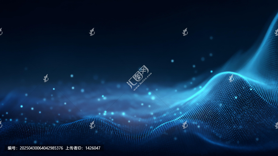 抽象數(shù)字波紋圖