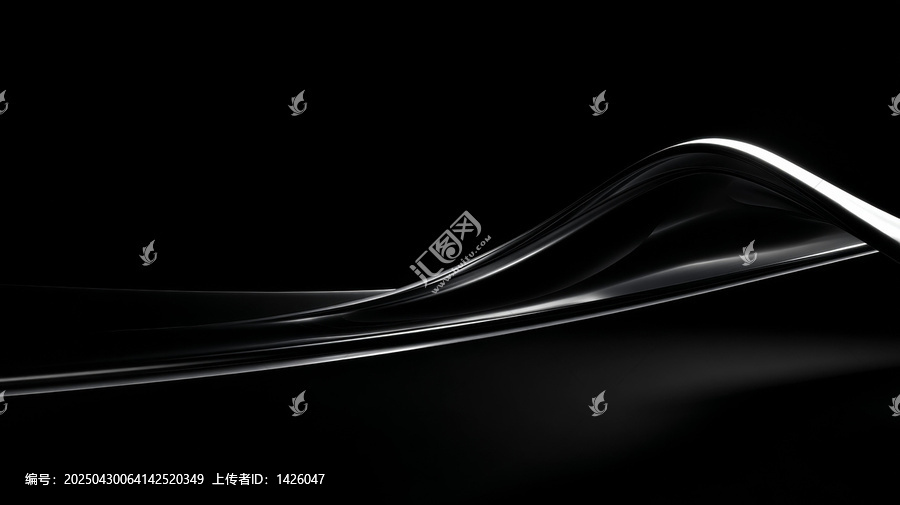 黑白流線(xiàn)抽象設(shè)計(jì)