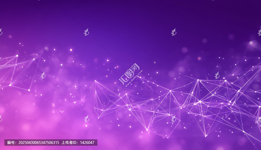 抽象紫色網(wǎng)絡(luò)科技背景圖