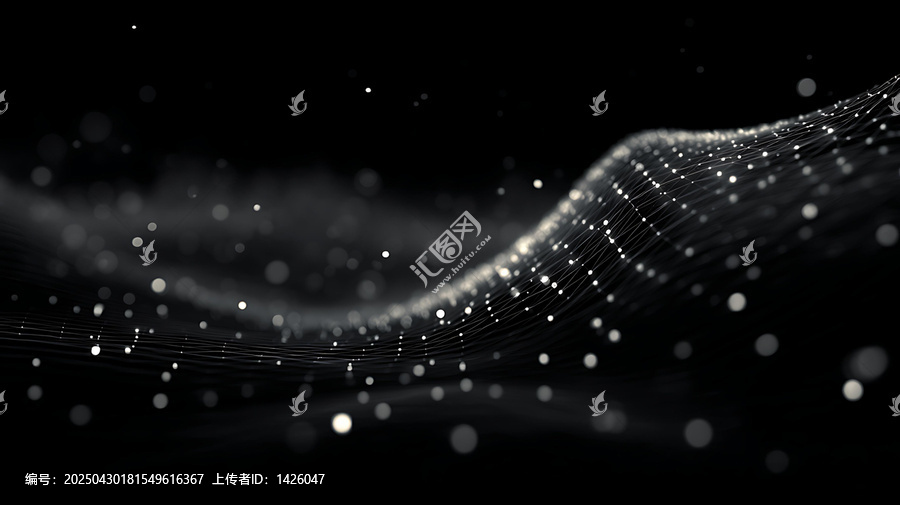 抽象數(shù)字波紋科技背景設(shè)計(jì)圖