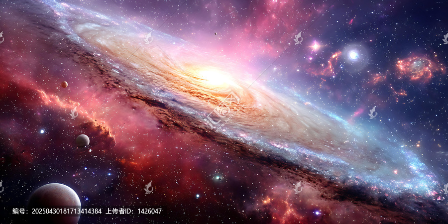 浩瀚宇宙星系螺旋星云