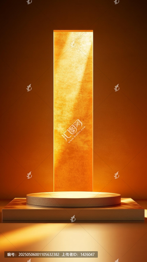 現(xiàn)代極簡(jiǎn)產(chǎn)品展示臺(tái)
