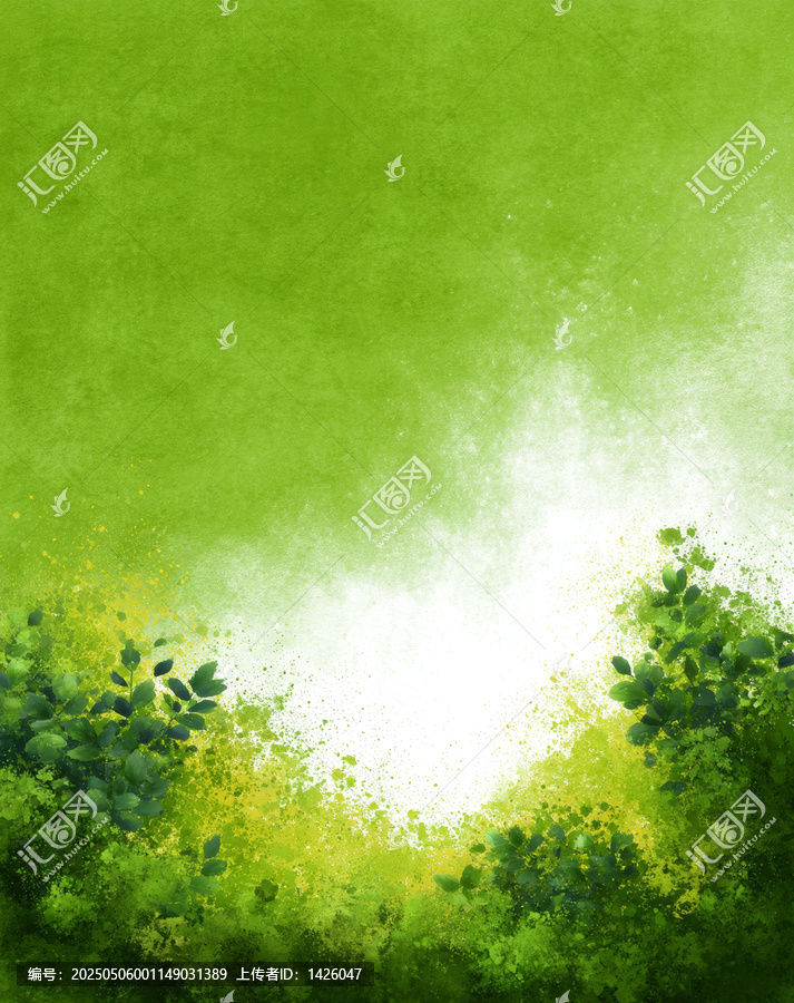 綠色自然抽象背景圖