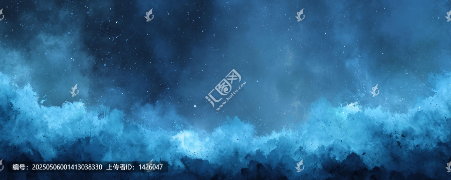 抽象星空藝術(shù)圖