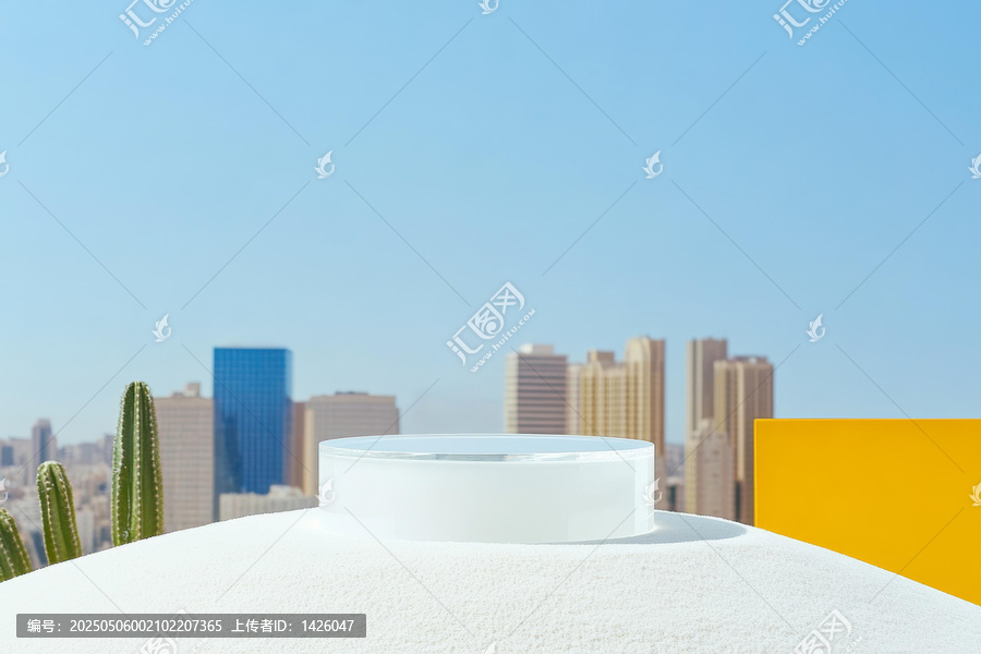 現(xiàn)代屋頂建筑景觀空展示臺(tái)