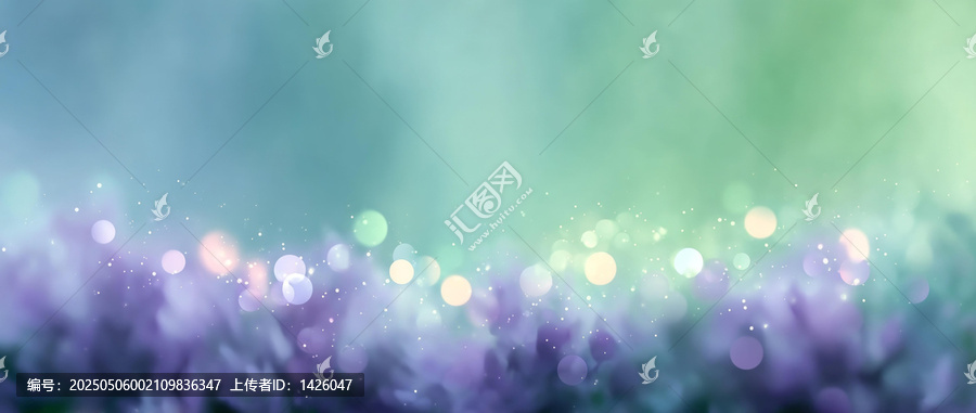 夢(mèng)幻柔和色彩光斑背景圖