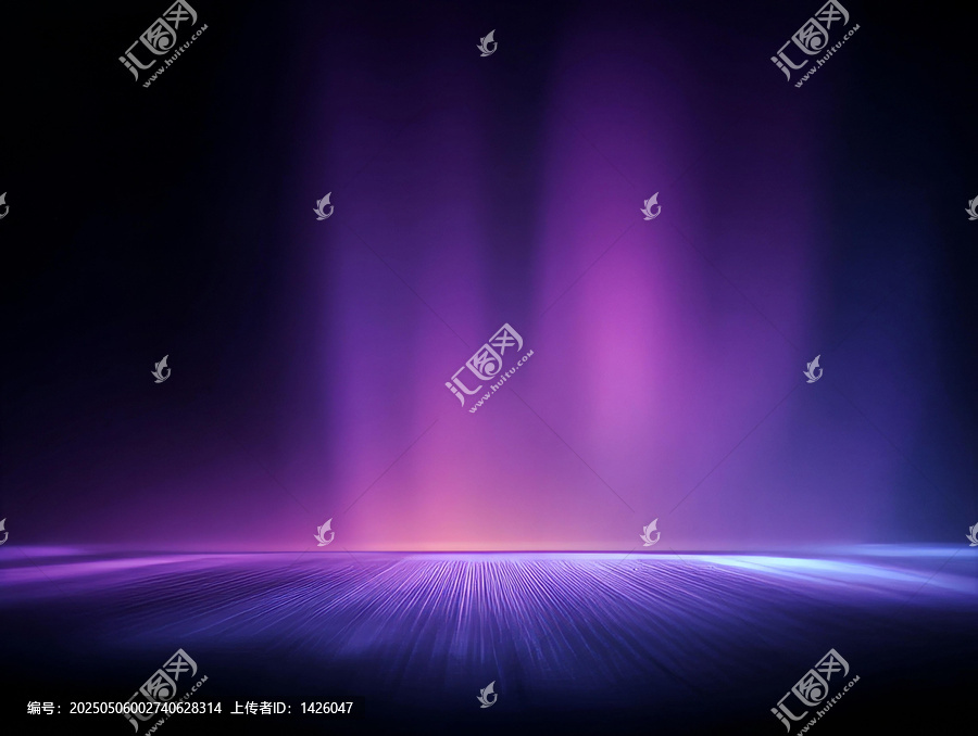 抽象紫光漸變燈光效果背景圖