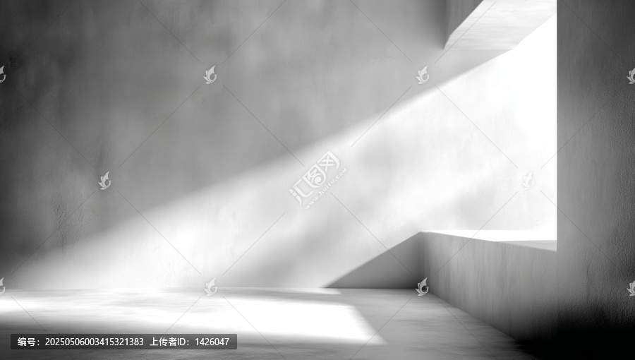 抽象建筑室內(nèi)空間設(shè)計(jì)圖