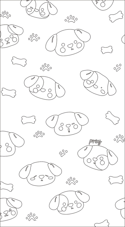 狗狗插畫