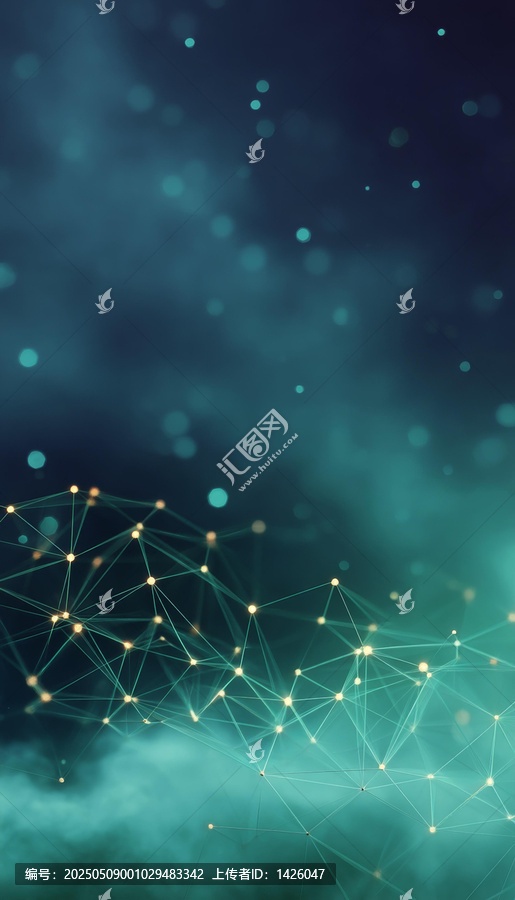 抽象數(shù)字網(wǎng)絡連接圖