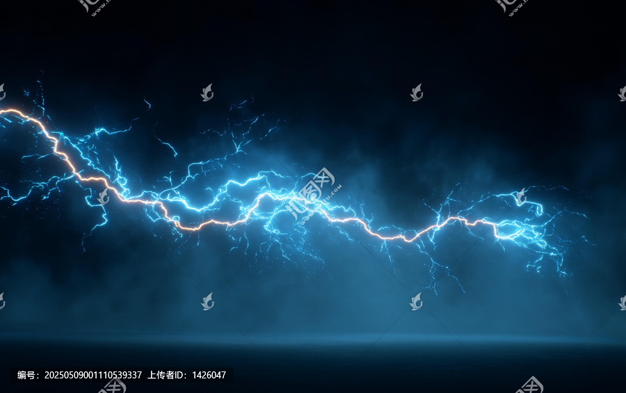 抽象閃電背景圖