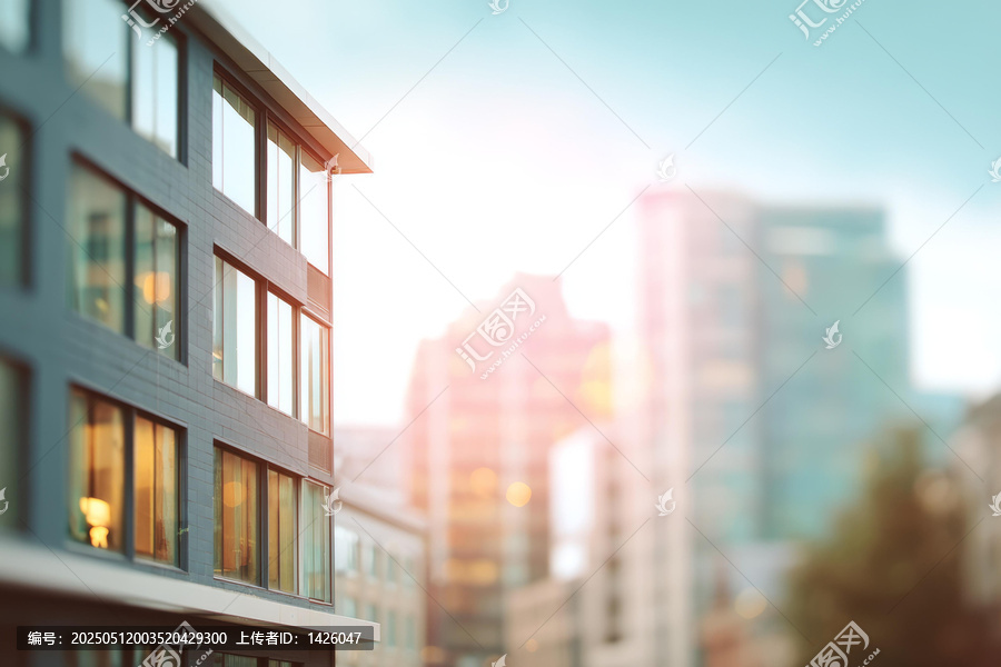 現(xiàn)代城市公寓建筑外景