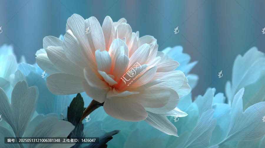 夢(mèng)幻花朵近景藝術(shù)