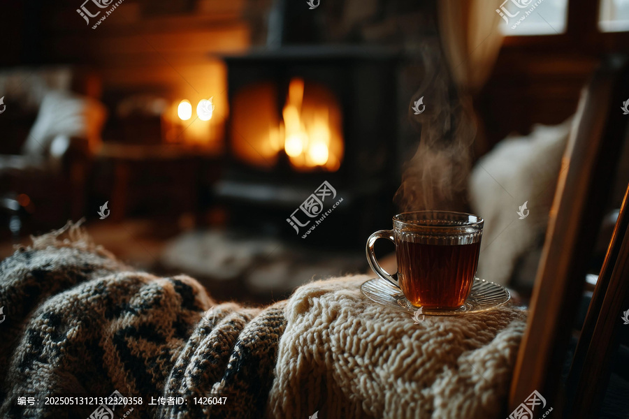 爐火旁的溫暖下午茶時(shí)光