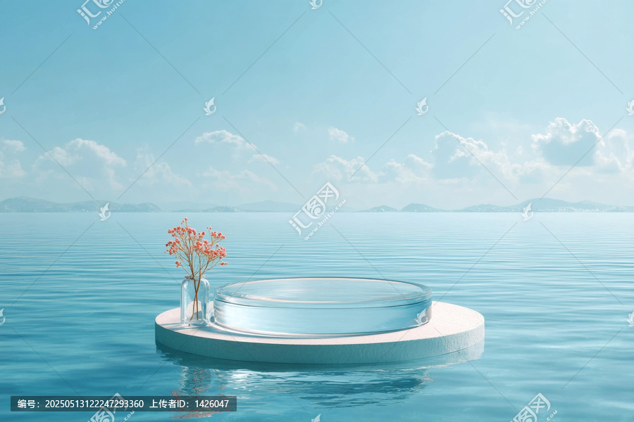 寧?kù)o海岸線極簡(jiǎn)場(chǎng)景