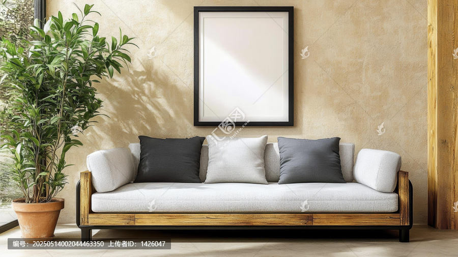 現(xiàn)代鄉(xiāng)村風(fēng)格客廳設(shè)計(jì)空框展示