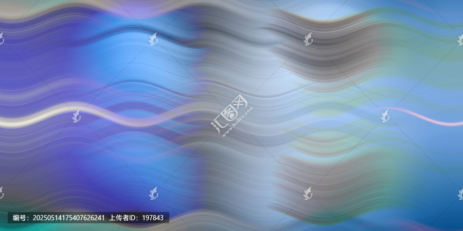 夢(mèng)幻漸變波浪抽象背景圖