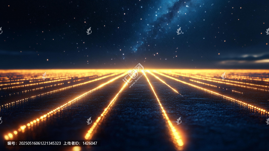 抽象未來宇宙之路
