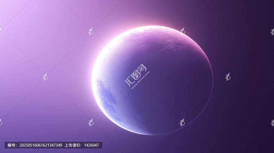 紫色星球宇宙奇觀