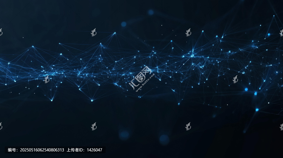 光粒子抽象網(wǎng)絡圖