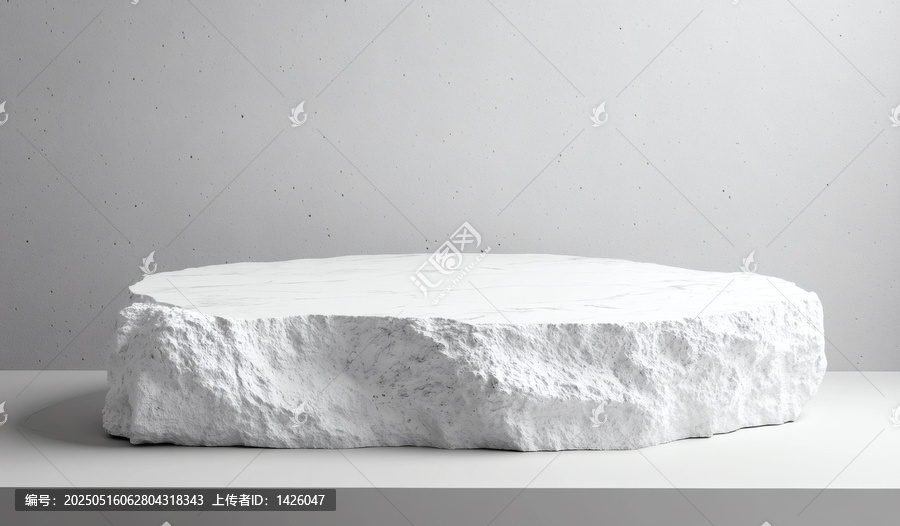 白色石頭產(chǎn)品展示臺
