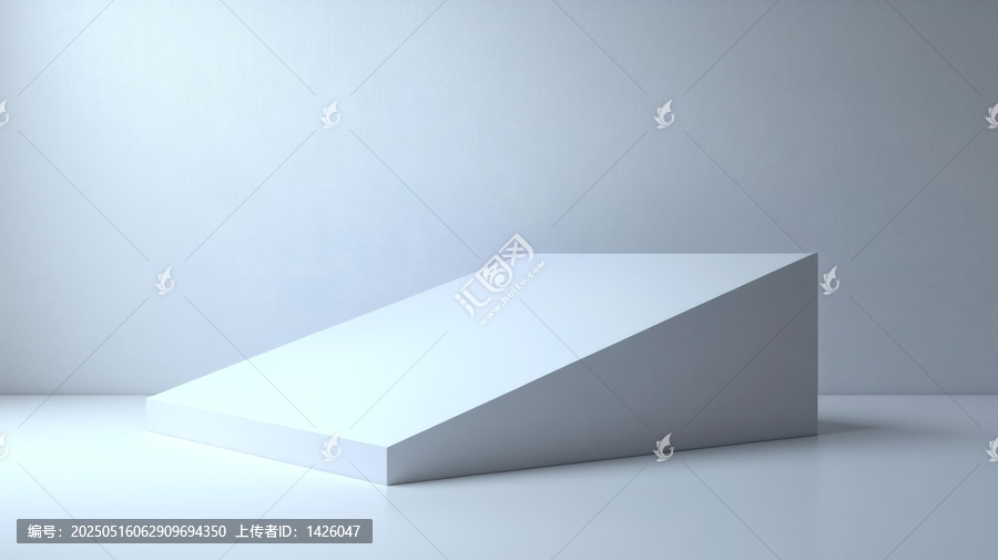 簡(jiǎn)約現(xiàn)代幾何展示臺(tái)