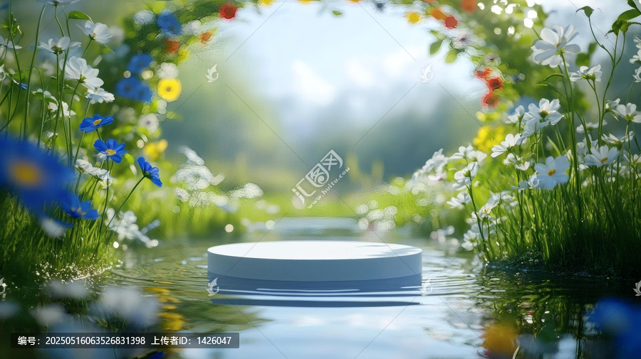 花漾春日展臺場景
