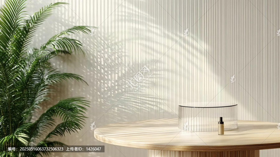 簡(jiǎn)約現(xiàn)代化妝品展示臺(tái)
