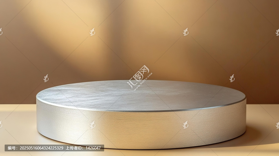 現(xiàn)代簡(jiǎn)約銀色展示臺(tái)背景圖