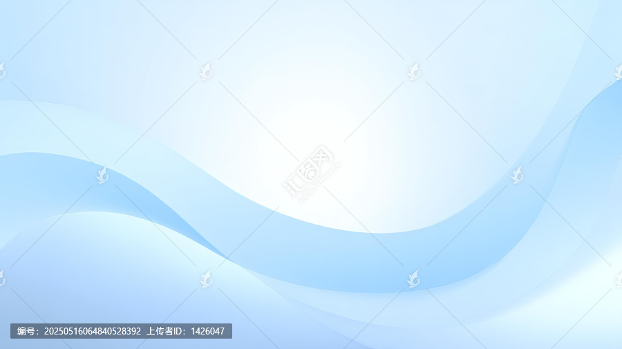 抽象淺藍色波紋背景設計