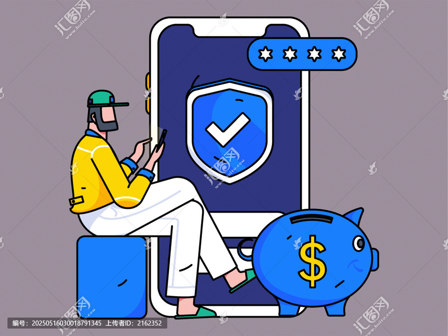金融矢量插畫