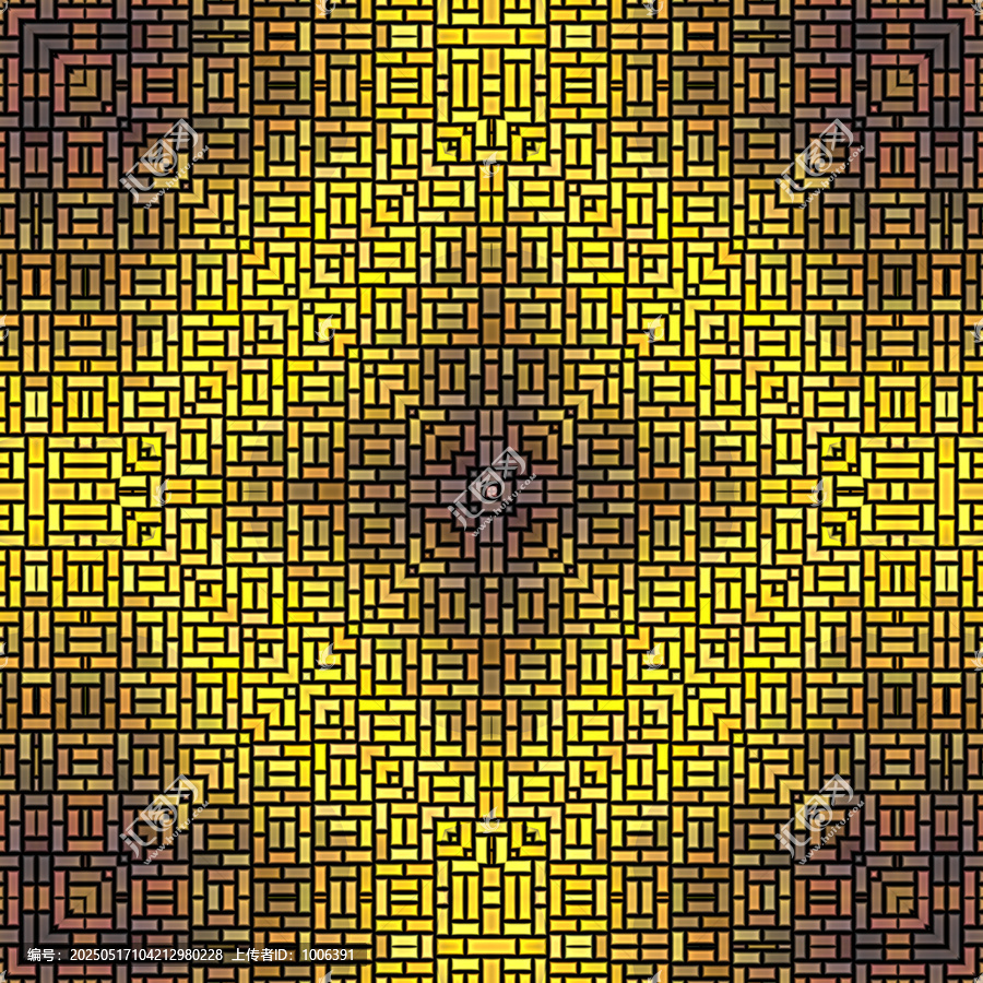 幾何漸變黃棕圖案紋理