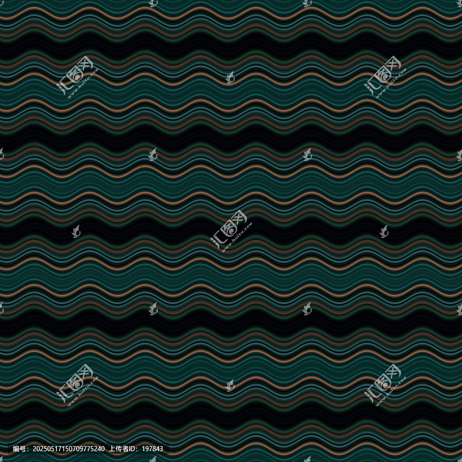 波浪線條幾何圖案背景