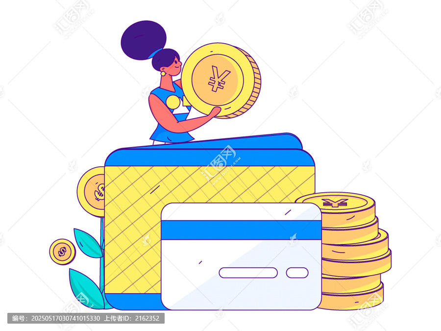 金融矢量插畫