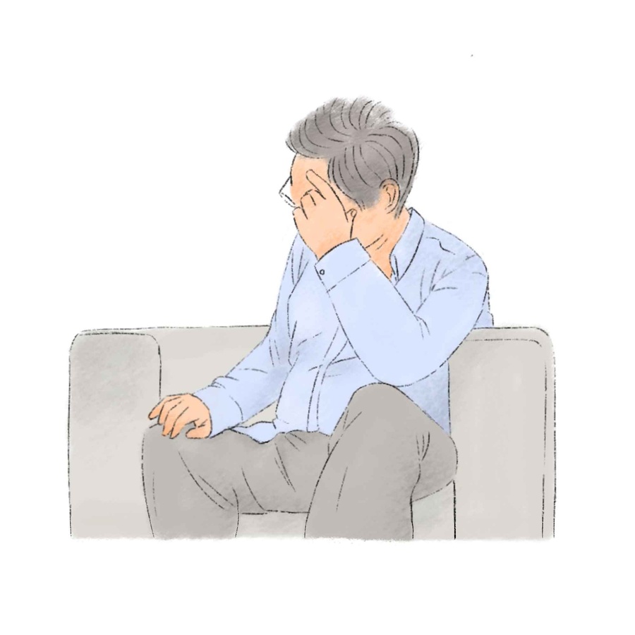 頭暈的老人