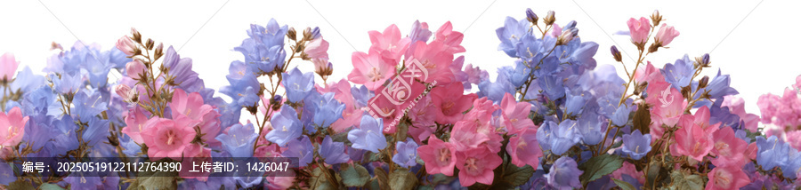 [免摳素材]夢幻繽紛花朵組合