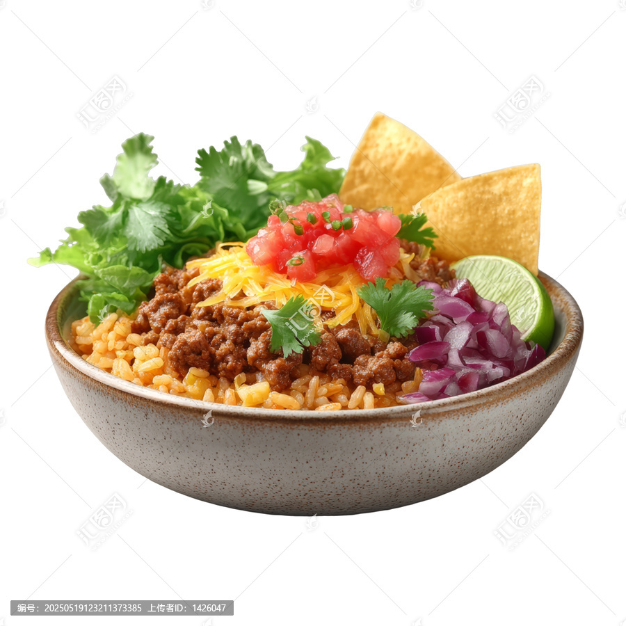 [免摳素材]美味牛肉塔可碗