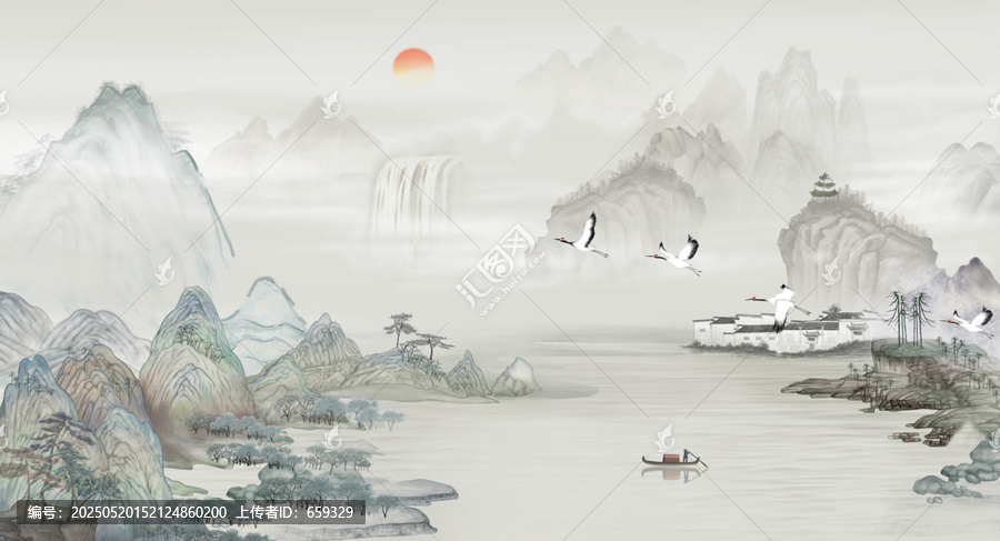 中式山水畫