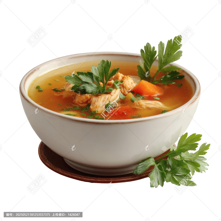 [免摳素材]一碗美味的雞肉蔬菜湯