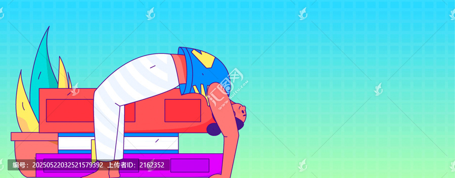 瑜伽矢量插畫