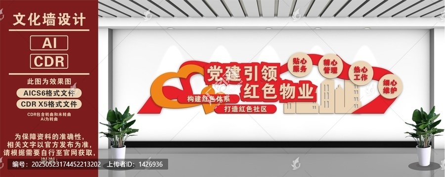 物業(yè)管理紅色物業(yè)文化墻