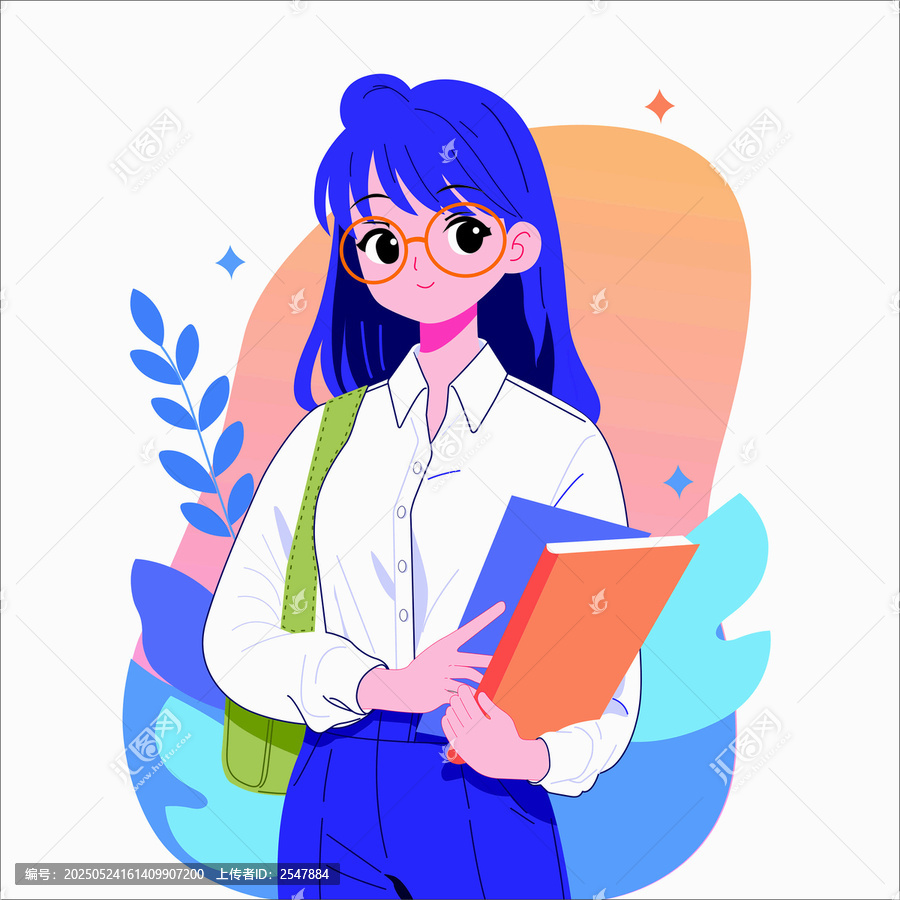 教師矢量圖